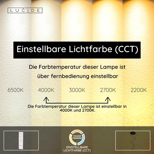 Lucide MONTANA - Pendelleuchten - LED Dim. - CCT - 16x5,7W 2700K/4000K - Kaffee | Premium - USP